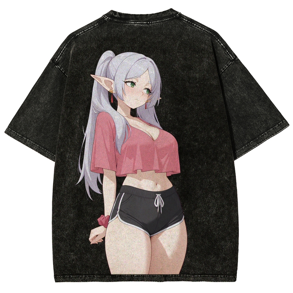 Frieren Unisex Fit Washed T-Shirt
