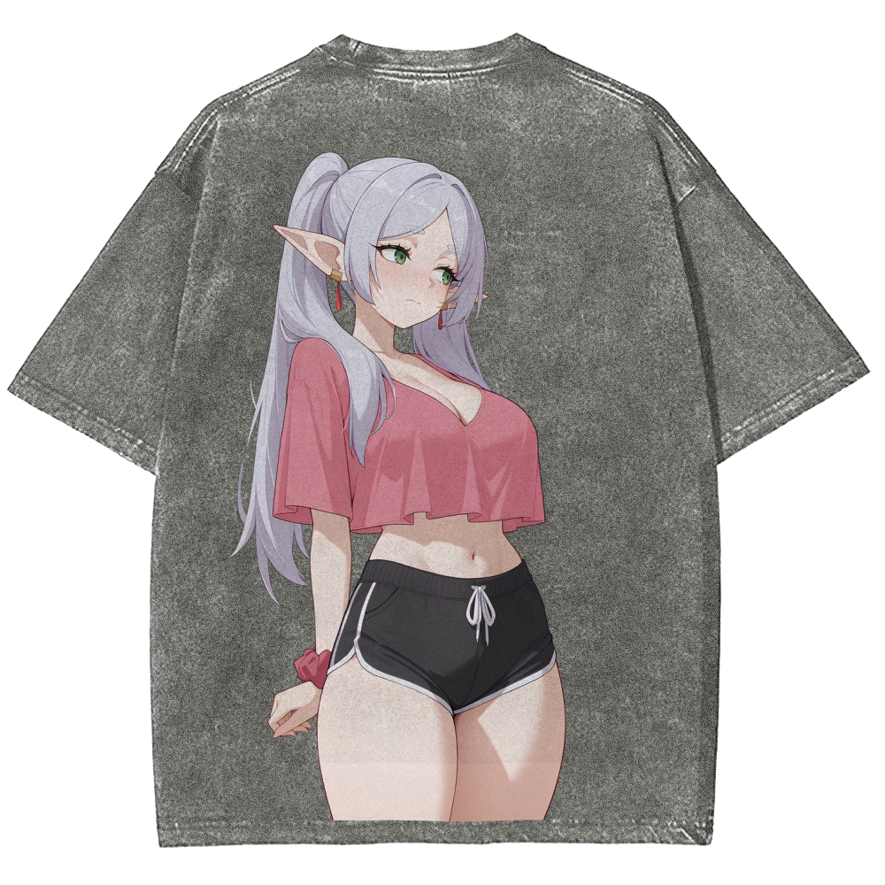 Frieren Unisex Fit Washed T-Shirt