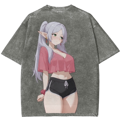 Frieren Unisex Fit Washed T-Shirt