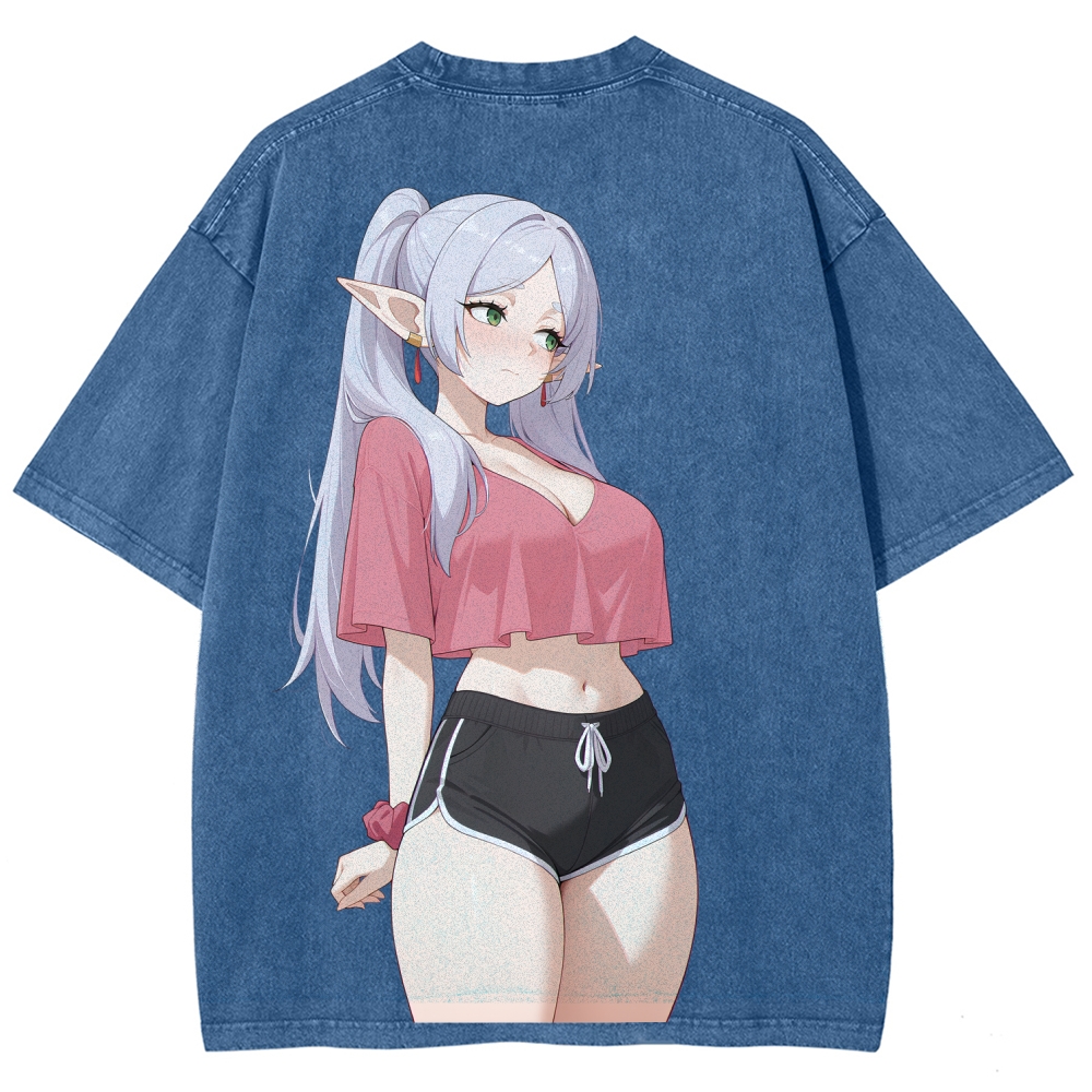 Frieren Unisex Fit Washed T-Shirt