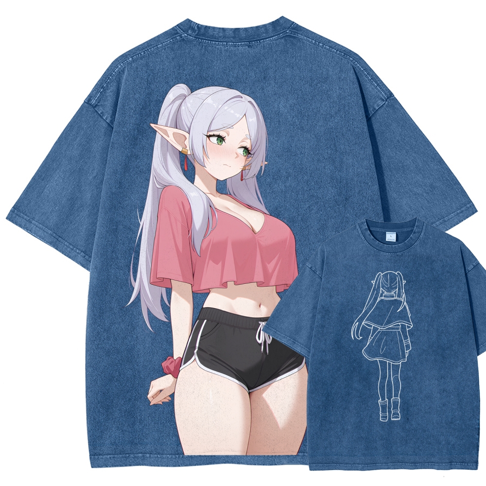 Frieren Unisex Fit Washed T-Shirt