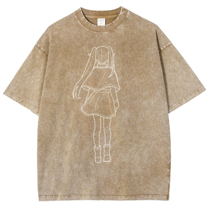 Frieren Unisex Fit Washed T-Shirt