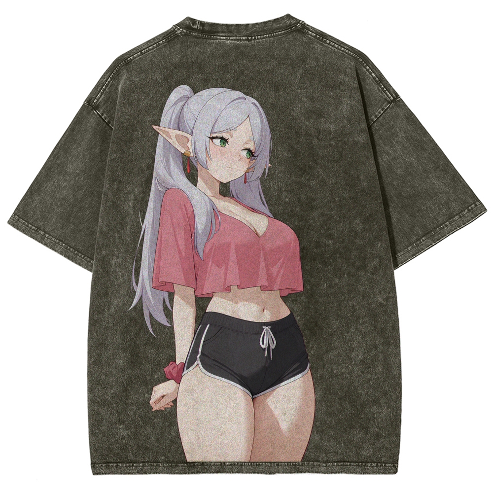 Frieren Unisex Fit Washed T-Shirt