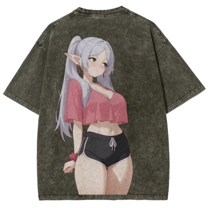 Frieren Unisex Fit Washed T-Shirt