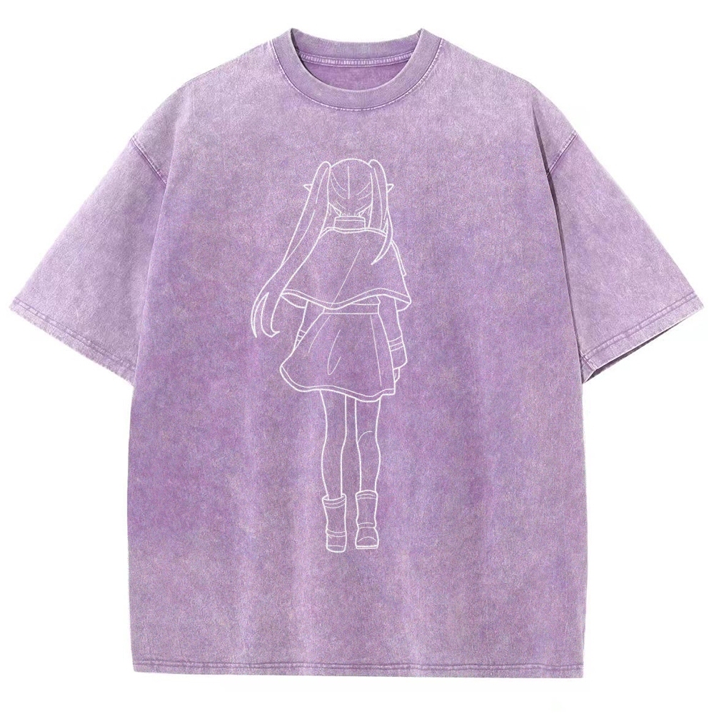 Frieren Unisex Fit Washed T-Shirt