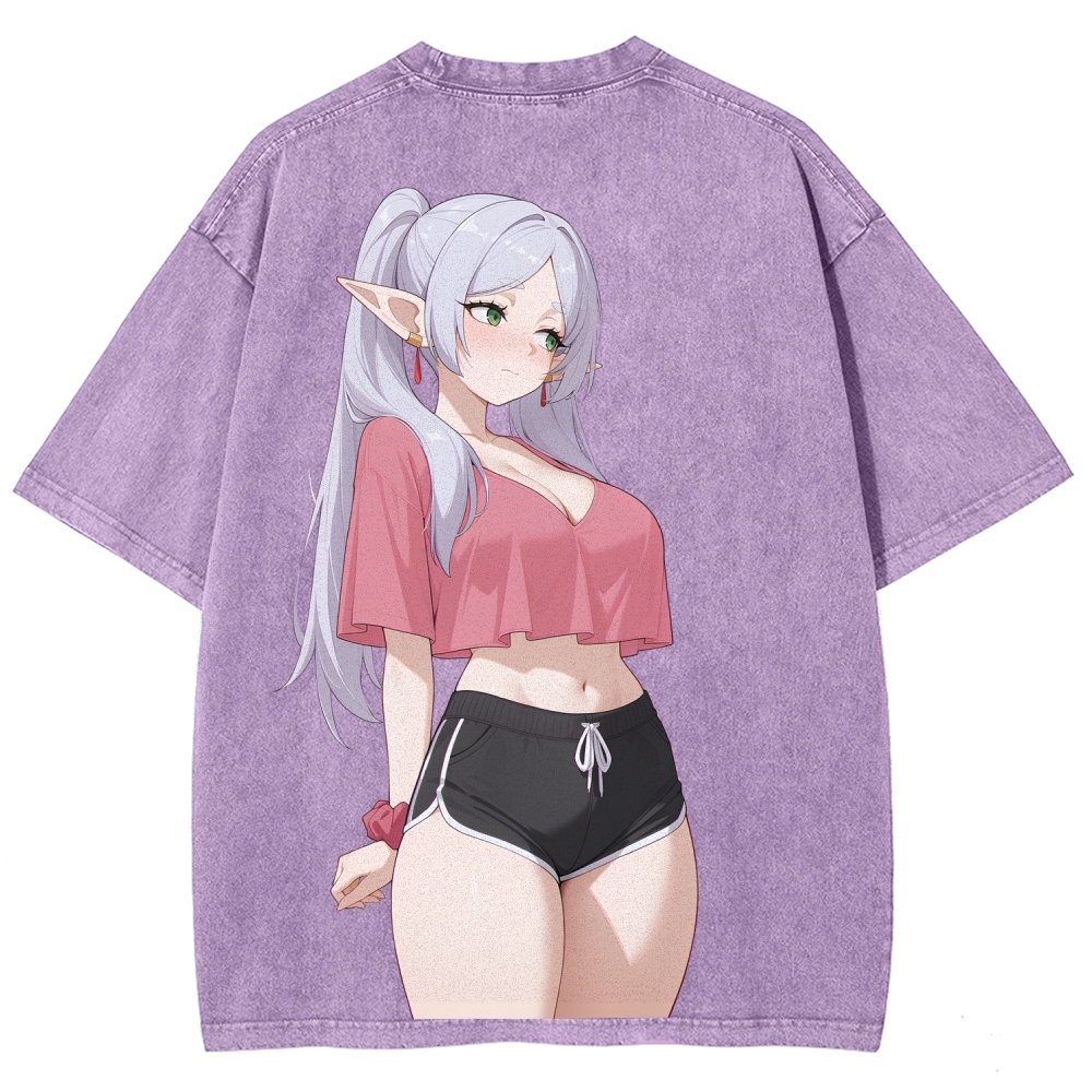 Frieren Unisex Fit Washed T-Shirt