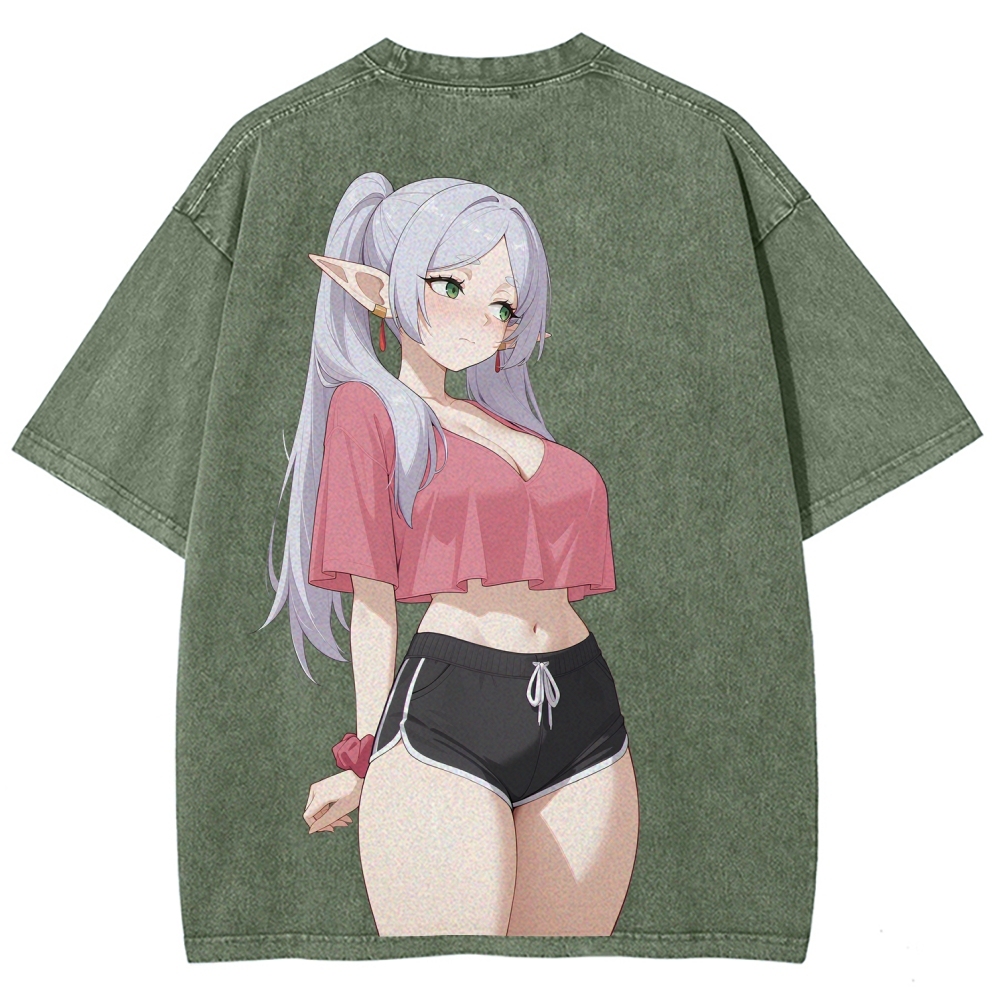 Frieren Unisex Fit Washed T-Shirt