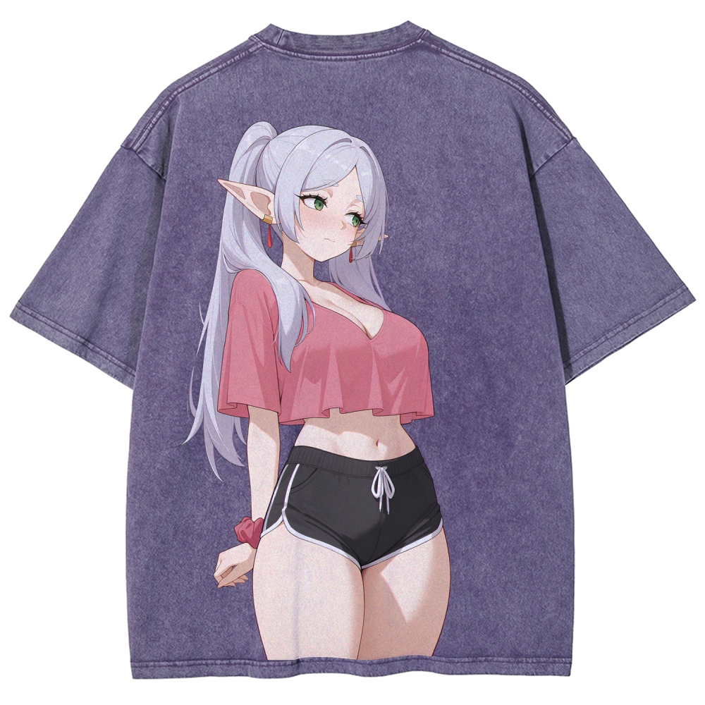 Frieren Unisex Fit Washed T-Shirt