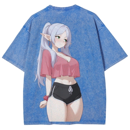 Frieren Unisex Fit Washed T-Shirt