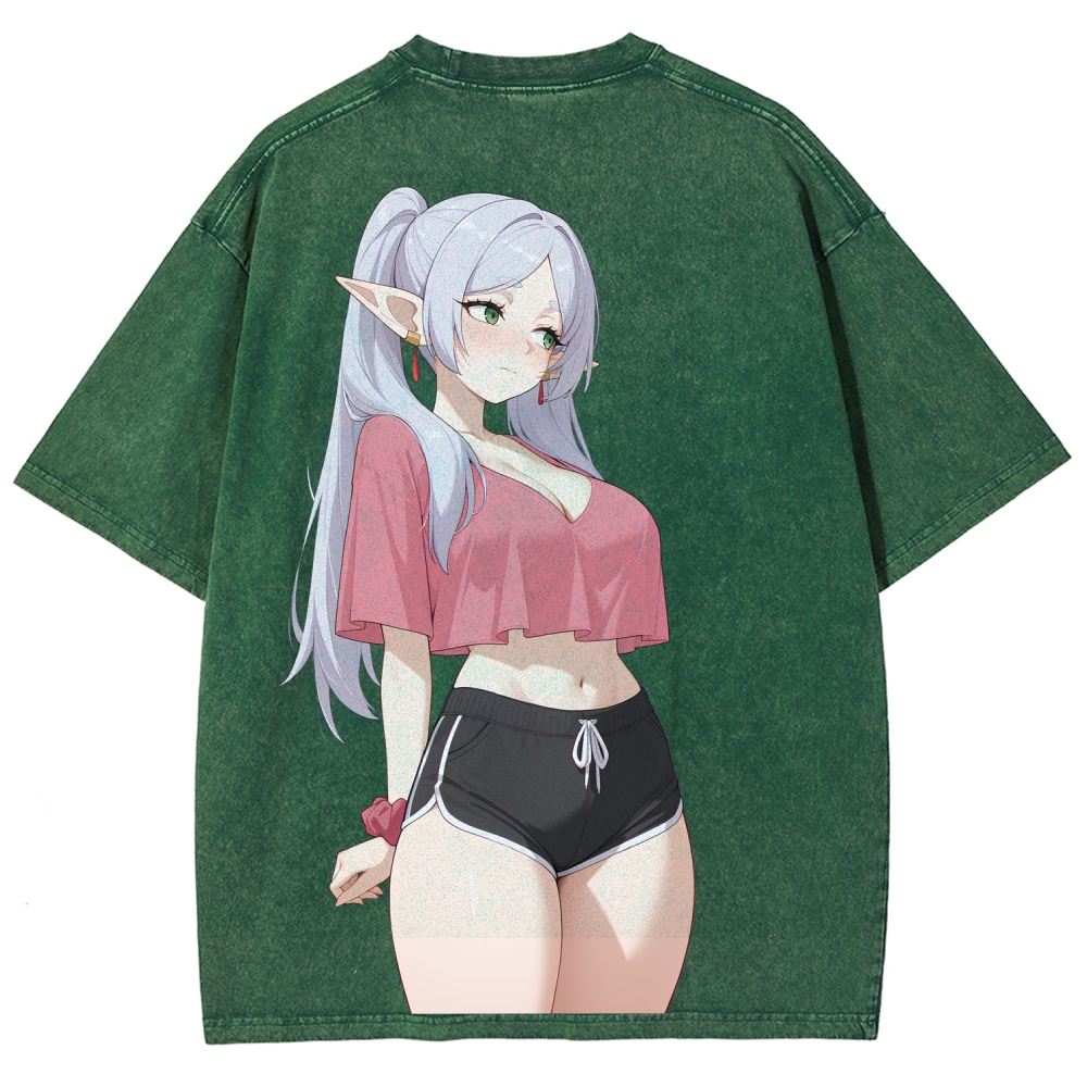 Frieren Unisex Fit Washed T-Shirt