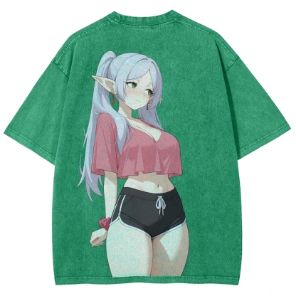 Frieren Unisex Fit Washed T-Shirt