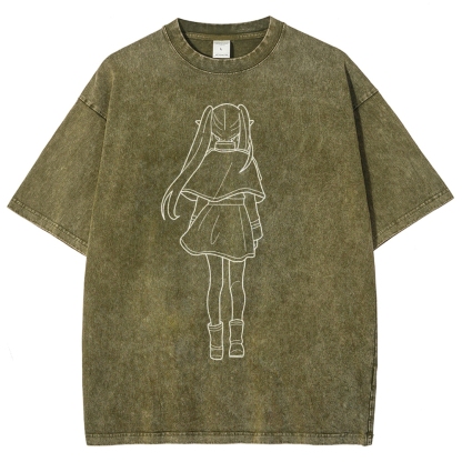 Frieren Unisex Fit Washed T-Shirt