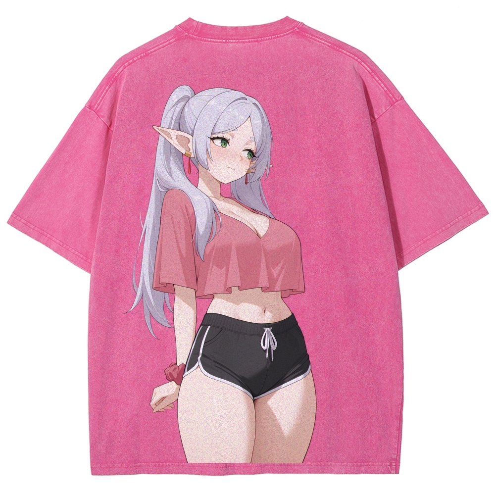 Frieren Unisex Fit Washed T-Shirt