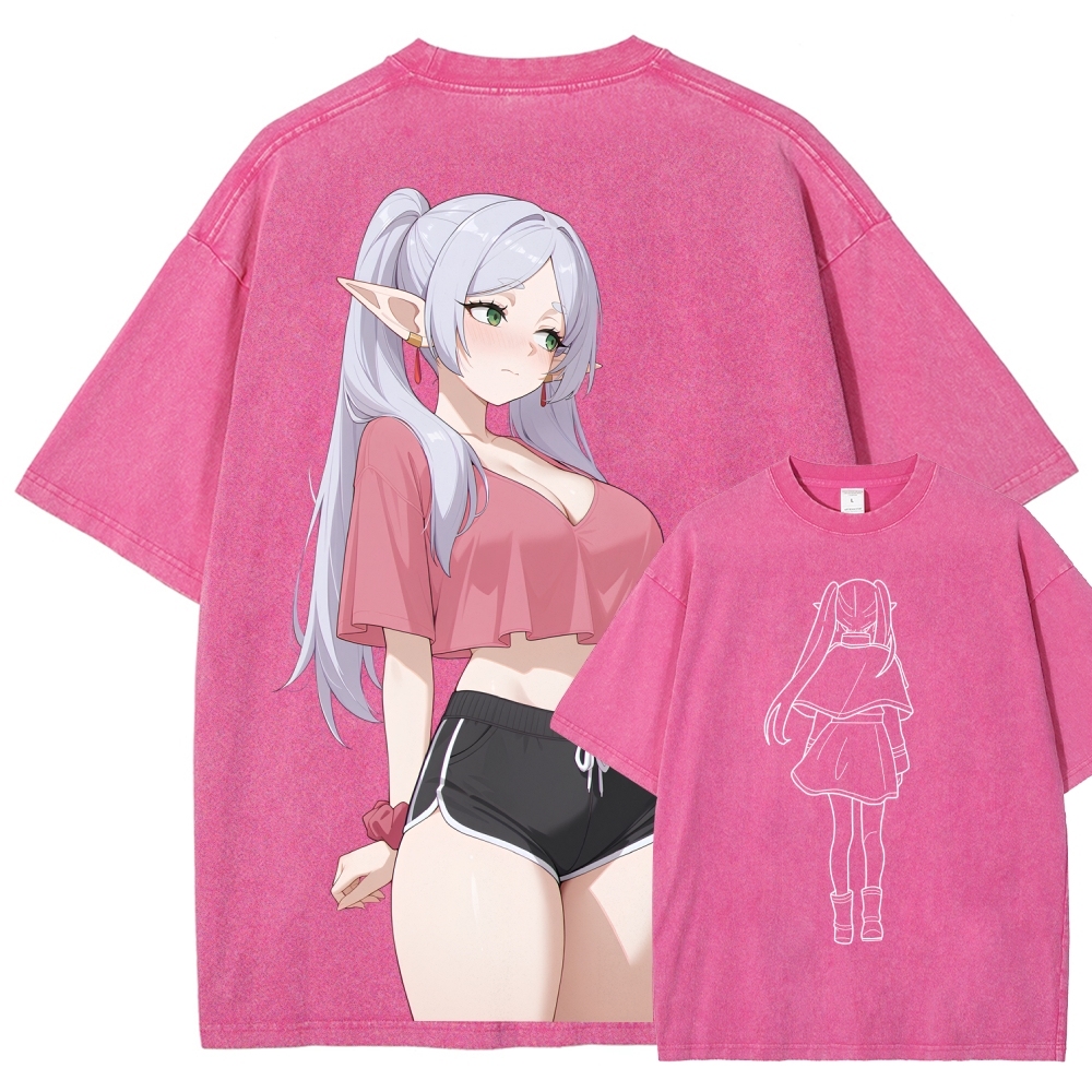 Frieren Unisex Fit Washed T-Shirt