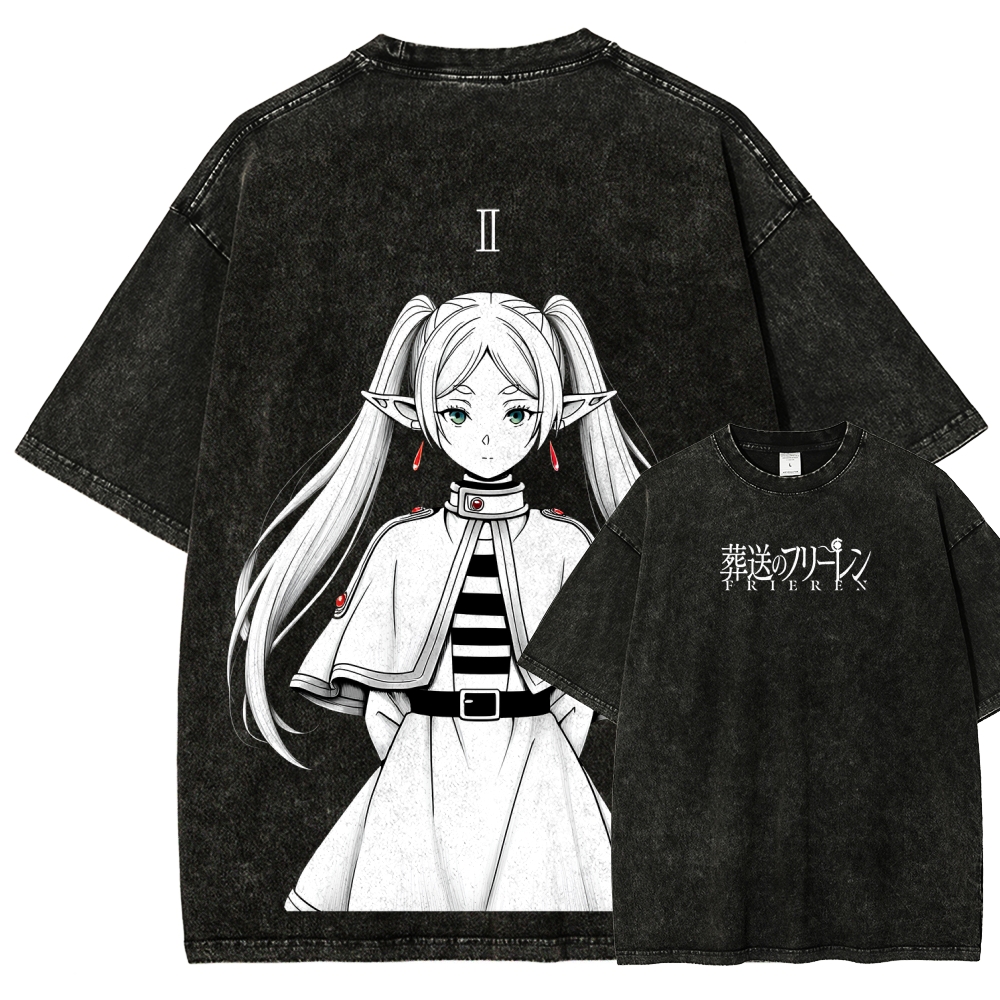 Frieren Unisex Fit Washed T-Shirt