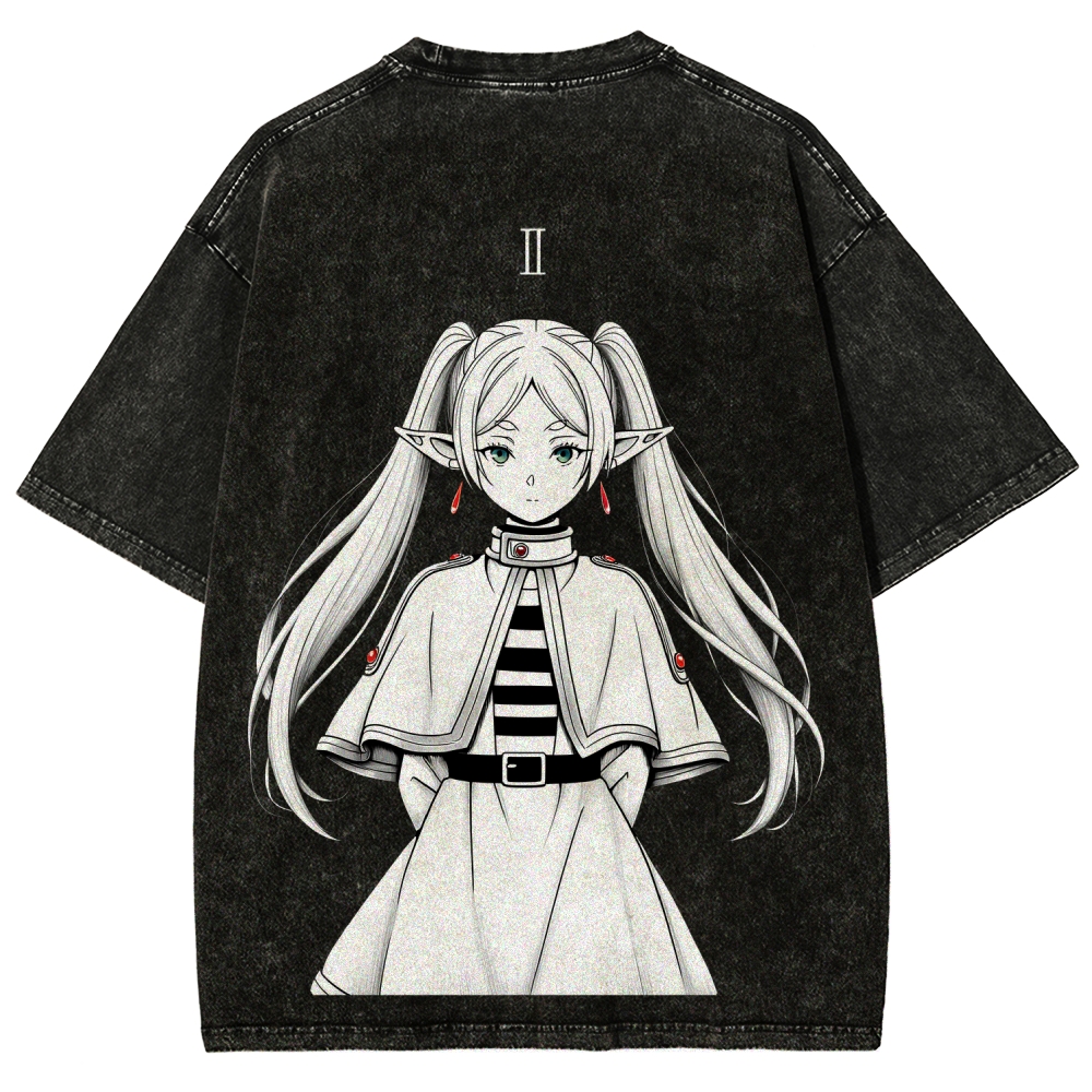 Frieren Unisex Fit Washed T-Shirt