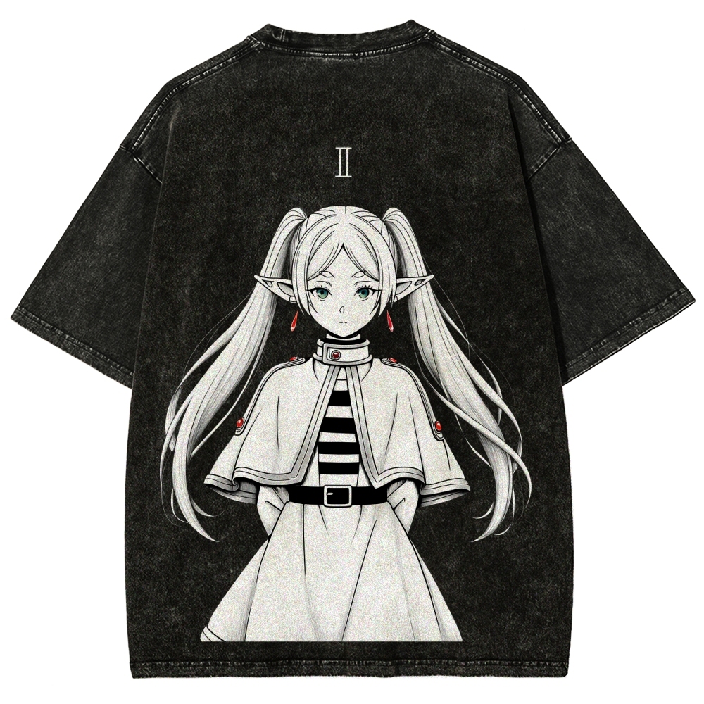 Frieren Unisex Fit Washed T-Shirt