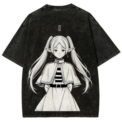Frieren Unisex Fit Washed T-Shirt