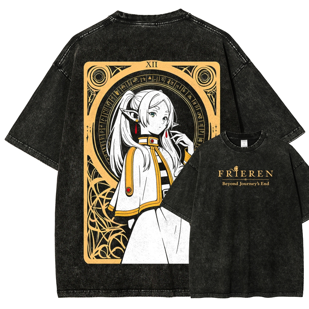 Frieren Unisex Fit Washed T-Shirt