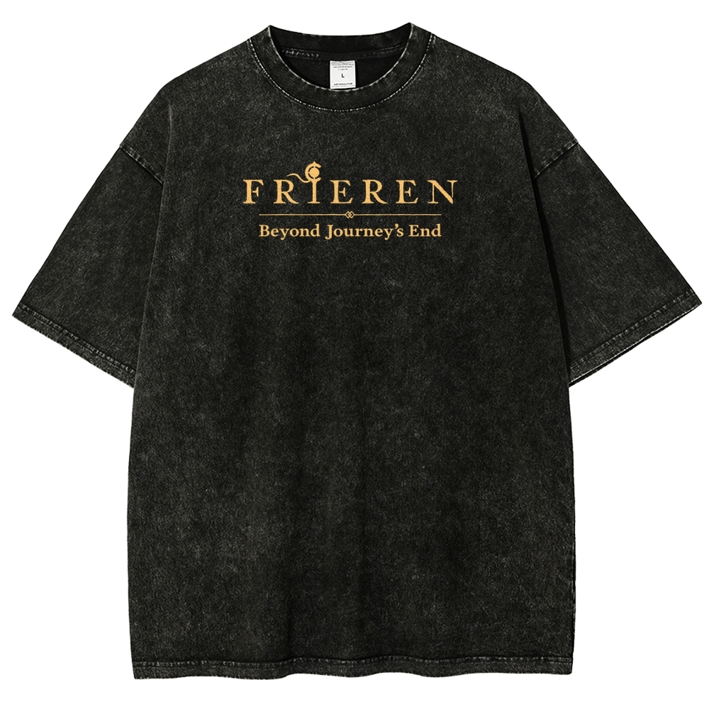 Frieren Unisex Fit Washed T-Shirt