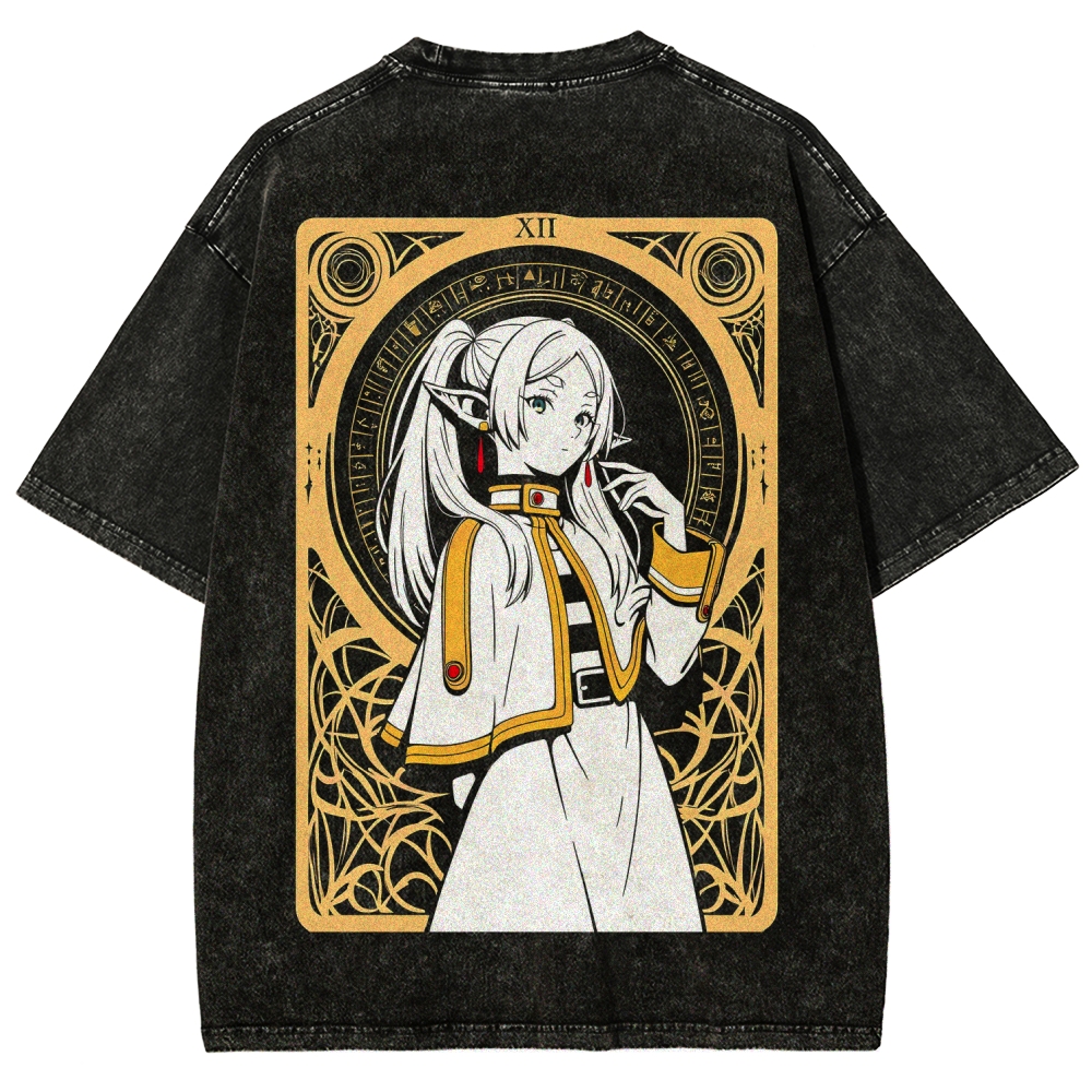 Frieren Unisex Fit Washed T-Shirt