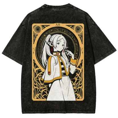 Frieren Unisex Fit Washed T-Shirt