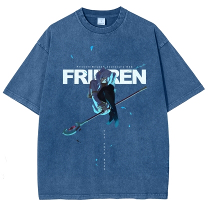 Frieren Unisex Fit Washed T-Shirt