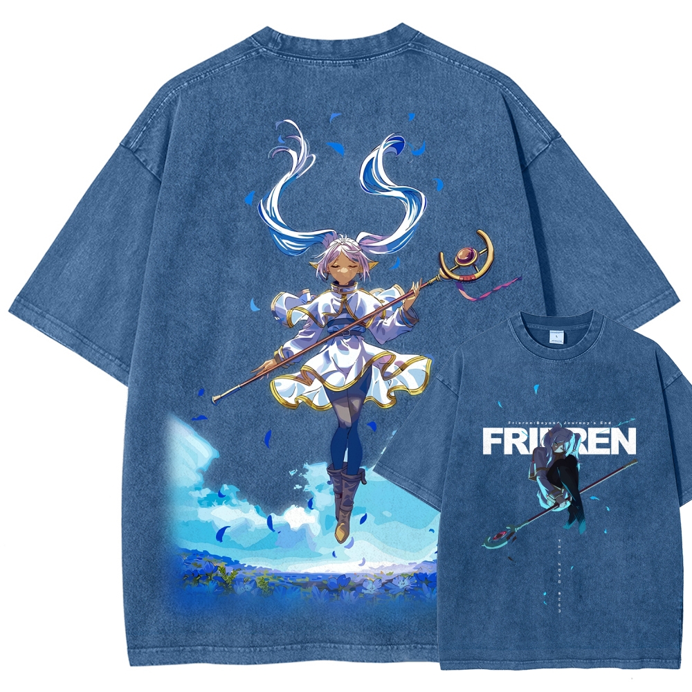 Frieren Unisex Fit Washed T-Shirt