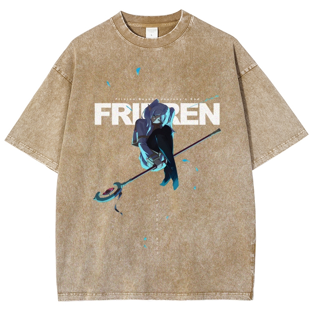 Frieren Unisex Fit Washed T-Shirt