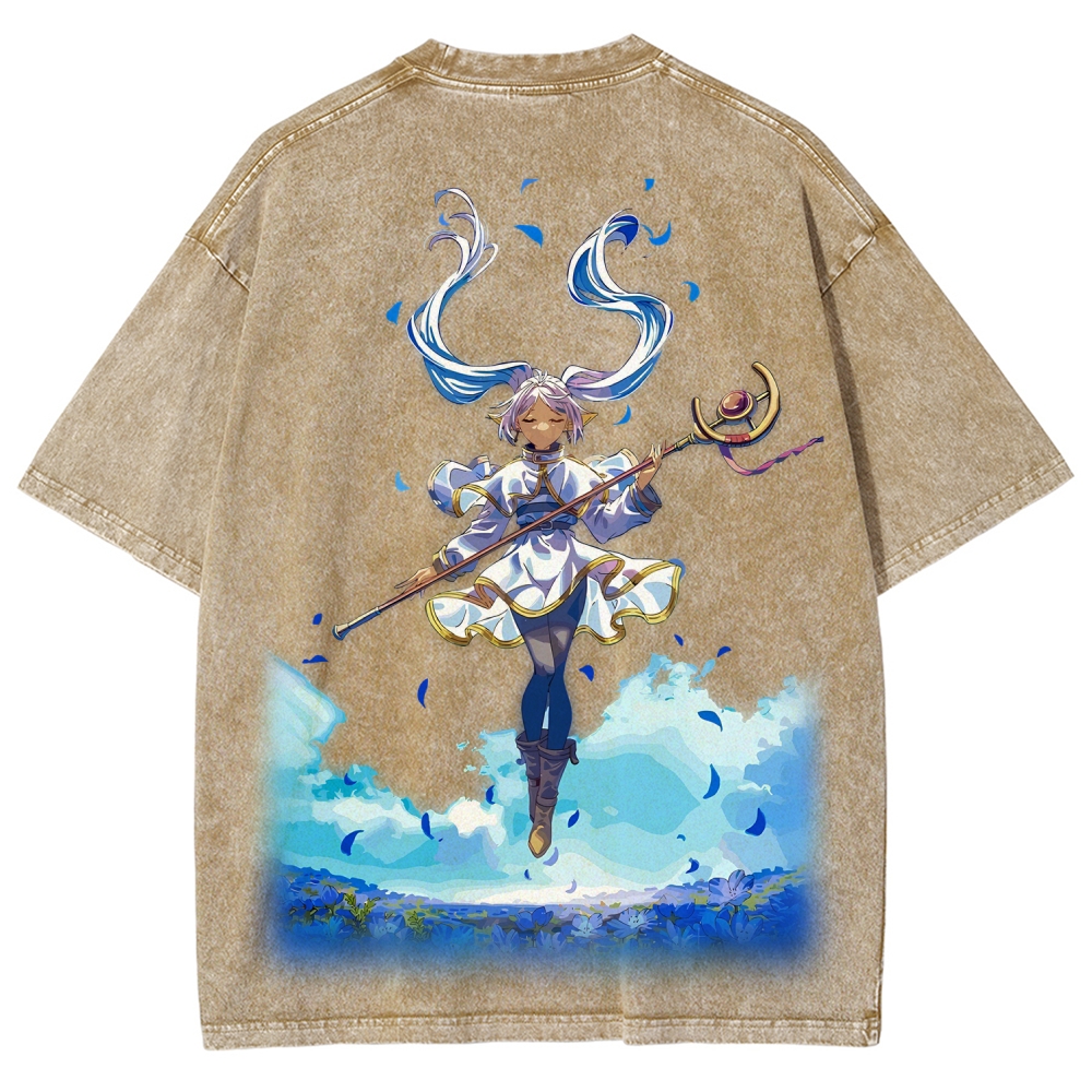 Frieren Unisex Fit Washed T-Shirt