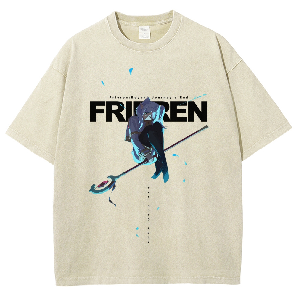 Frieren Unisex Fit Washed T-Shirt
