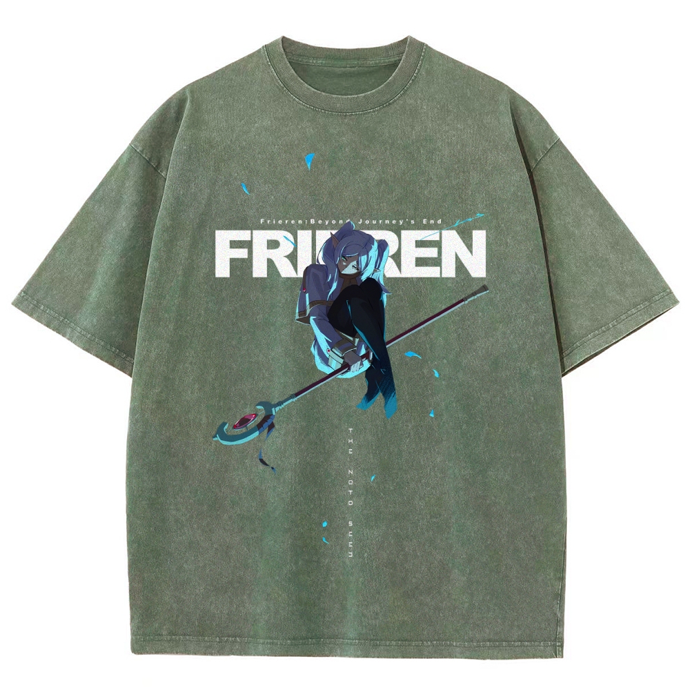 Frieren Unisex Fit Washed T-Shirt