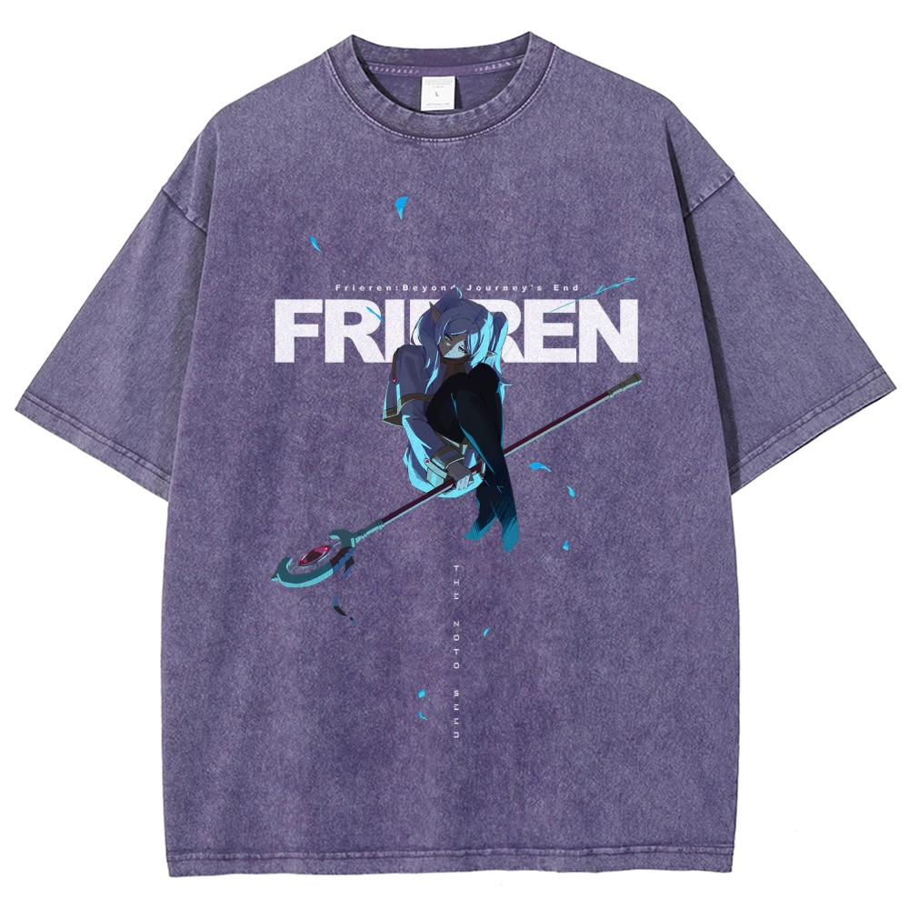 Frieren Unisex Fit Washed T-Shirt