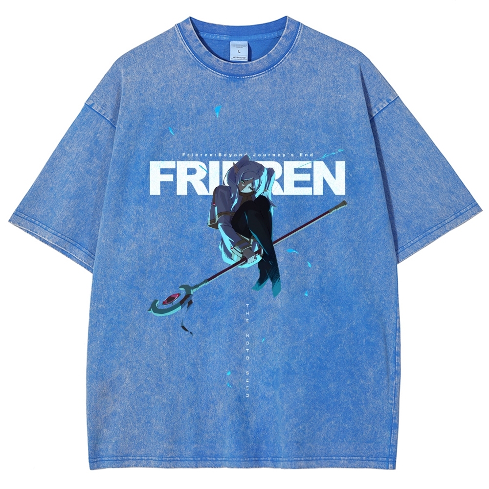 Frieren Unisex Fit Washed T-Shirt