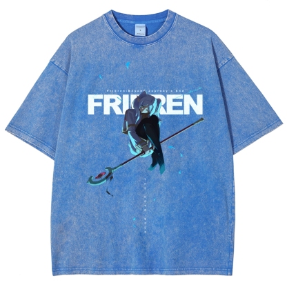 Frieren Unisex Fit Washed T-Shirt
