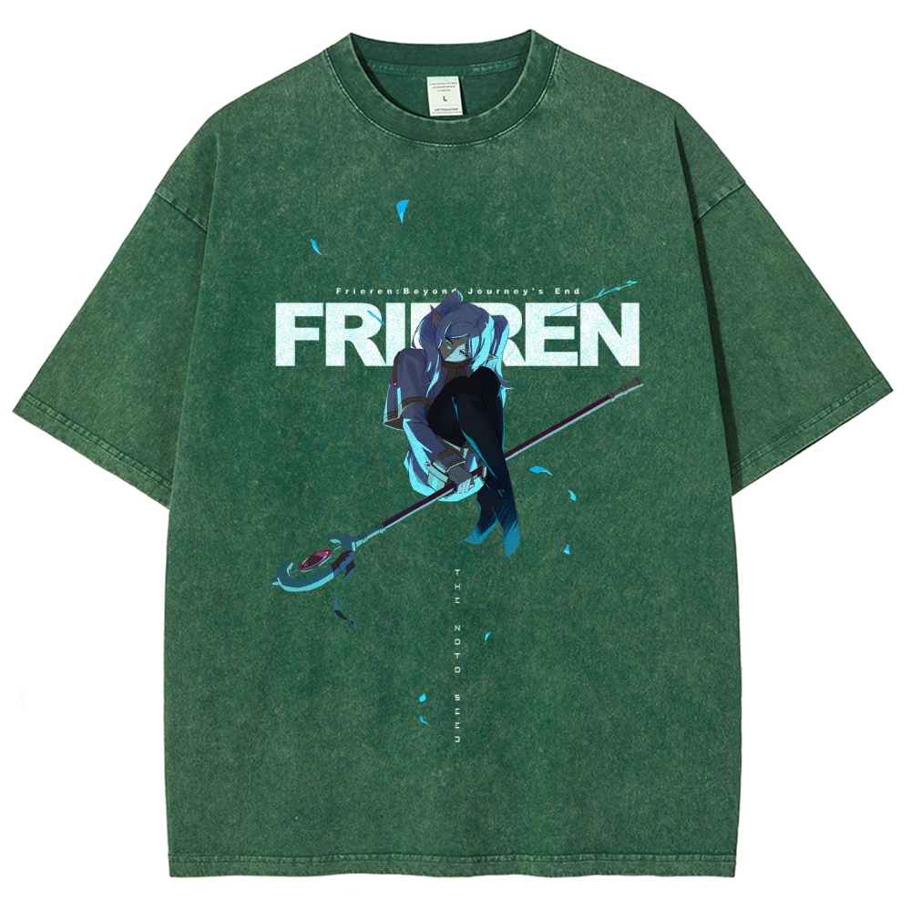 Frieren Unisex Fit Washed T-Shirt