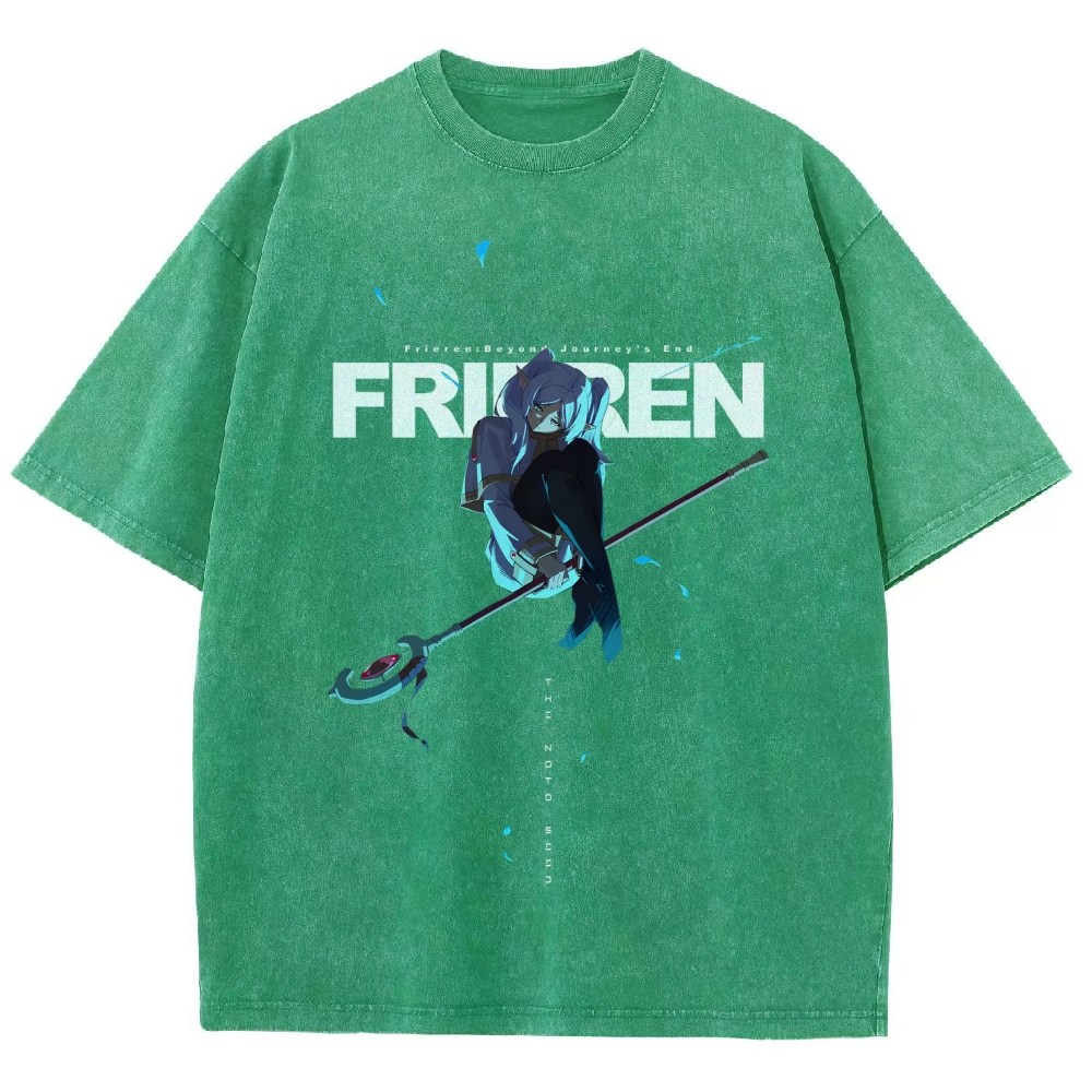 Frieren Unisex Fit Washed T-Shirt