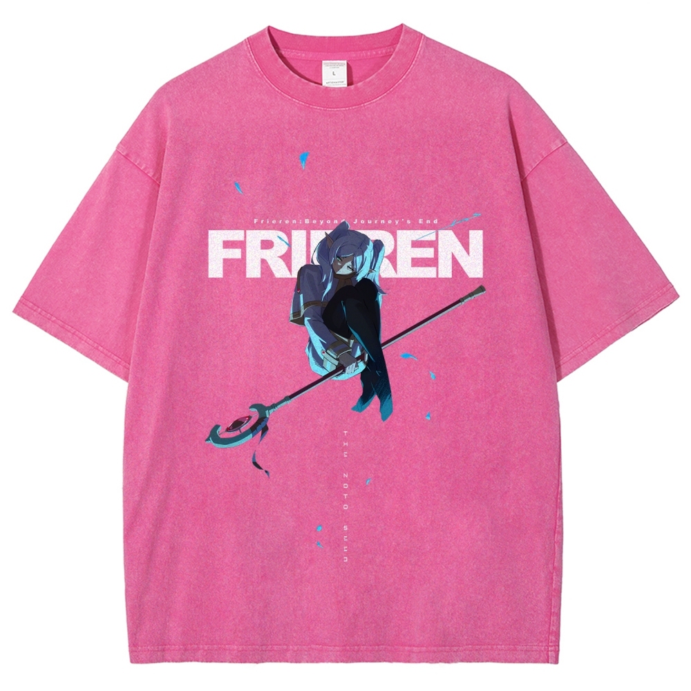 Frieren Unisex Fit Washed T-Shirt