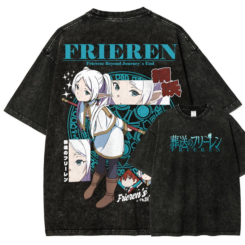 Frieren Unisex Fit Washed T-Shirt