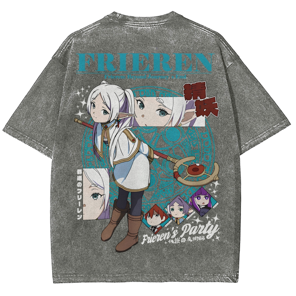 Frieren Unisex Fit Washed T-Shirt