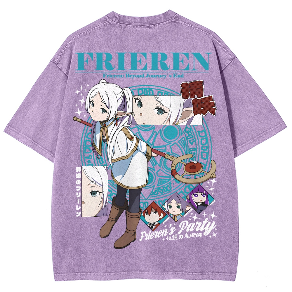 Frieren Unisex Fit Washed T-Shirt