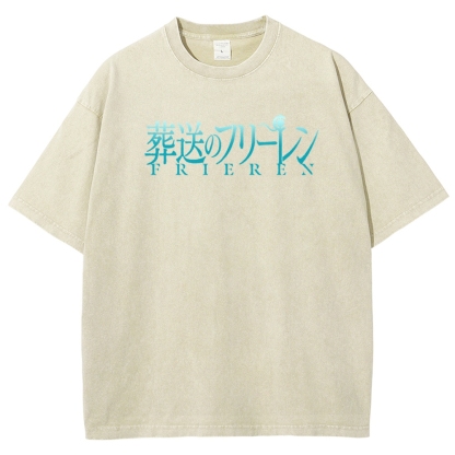 Frieren Unisex Fit Washed T-Shirt