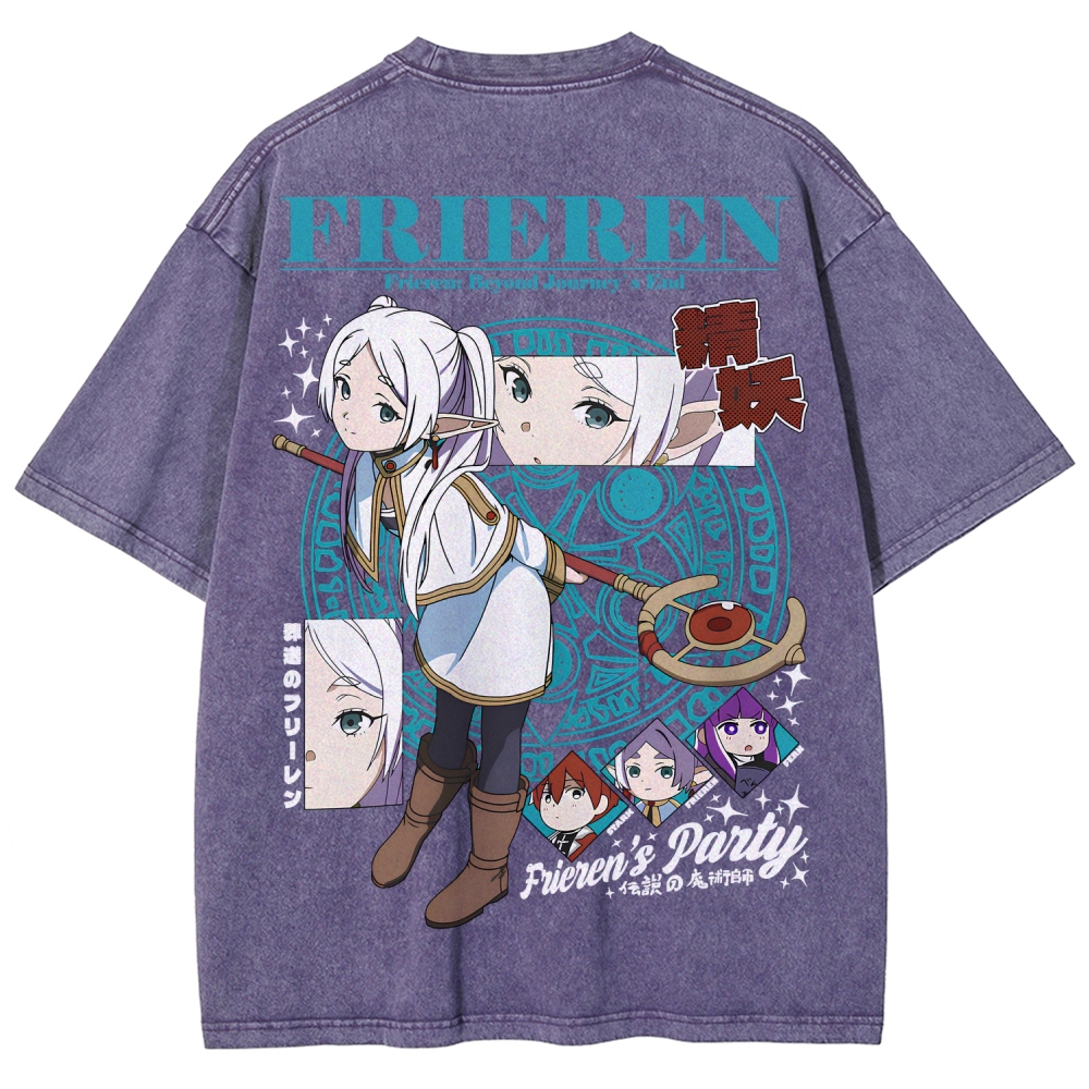 Frieren Unisex Fit Washed T-Shirt