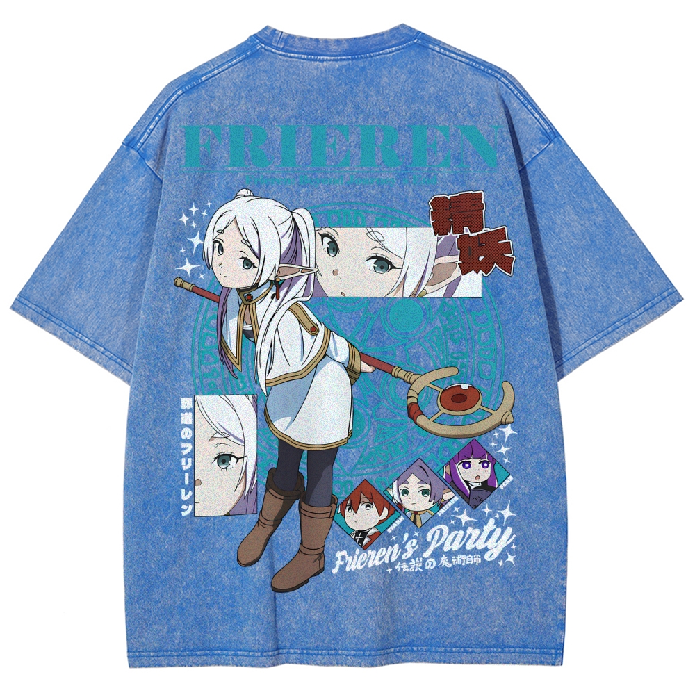 Frieren Unisex Fit Washed T-Shirt