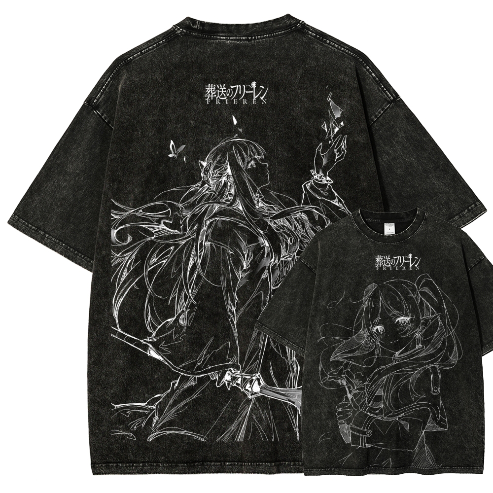Frieren Unisex Fit Washed T-Shirt