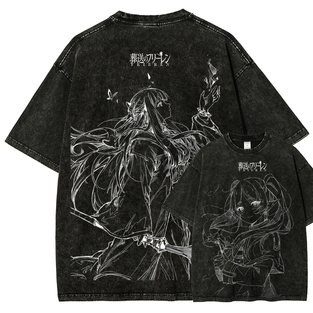 Frieren Unisex Fit Washed T-Shirt