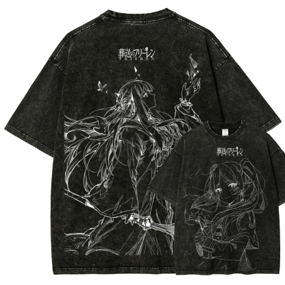 Frieren Unisex Fit Washed T-Shirt
