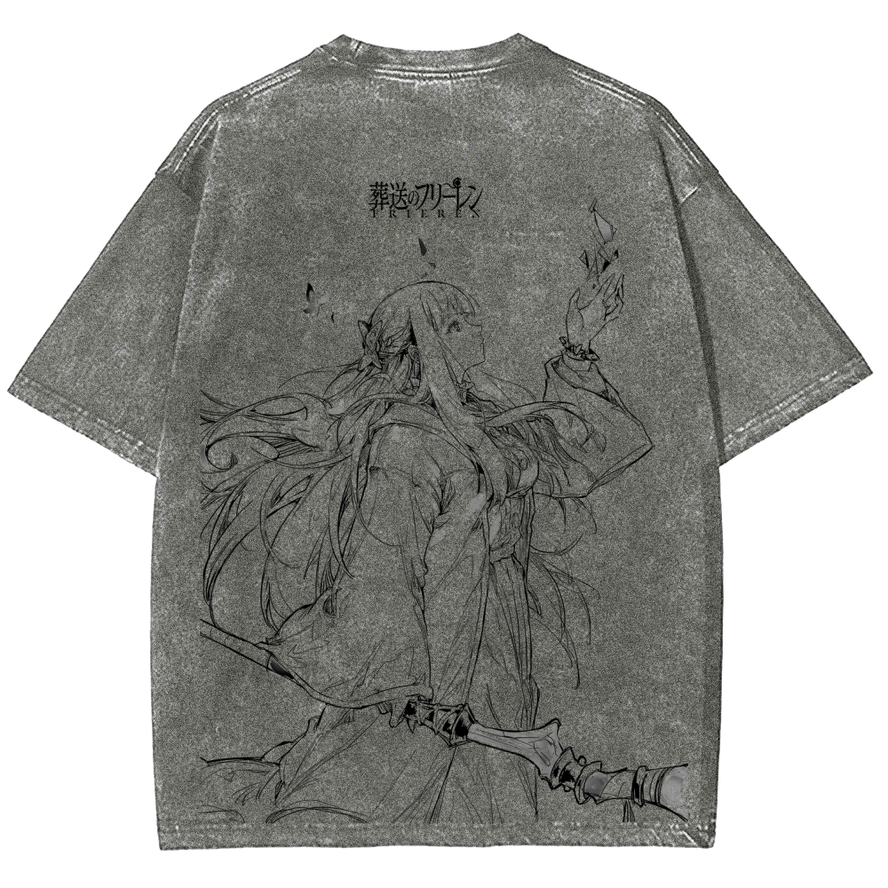 Frieren Unisex Fit Washed T-Shirt