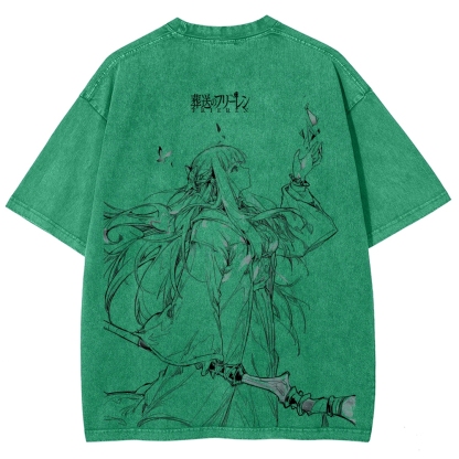 Frieren Unisex Fit Washed T-Shirt