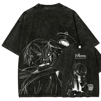 Frieren Unisex Fit Washed T-Shirt